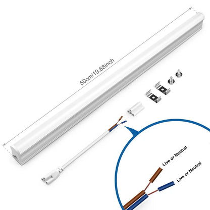 No Flickering T5 LED Tube 15W 50CM LED Light Bulb AC110V-220V Bright Fluorescent Tube For Study Table Lamp Home Cabinet Lighting.