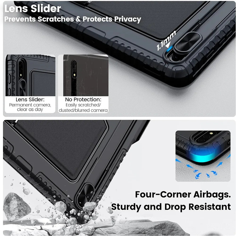 NILLKIN Magic Keyboard For Samsung Galaxy Tab S10 FE+ Case Backlight Keyboard For Samsung S10/S9 Plus Case With Len Protection.