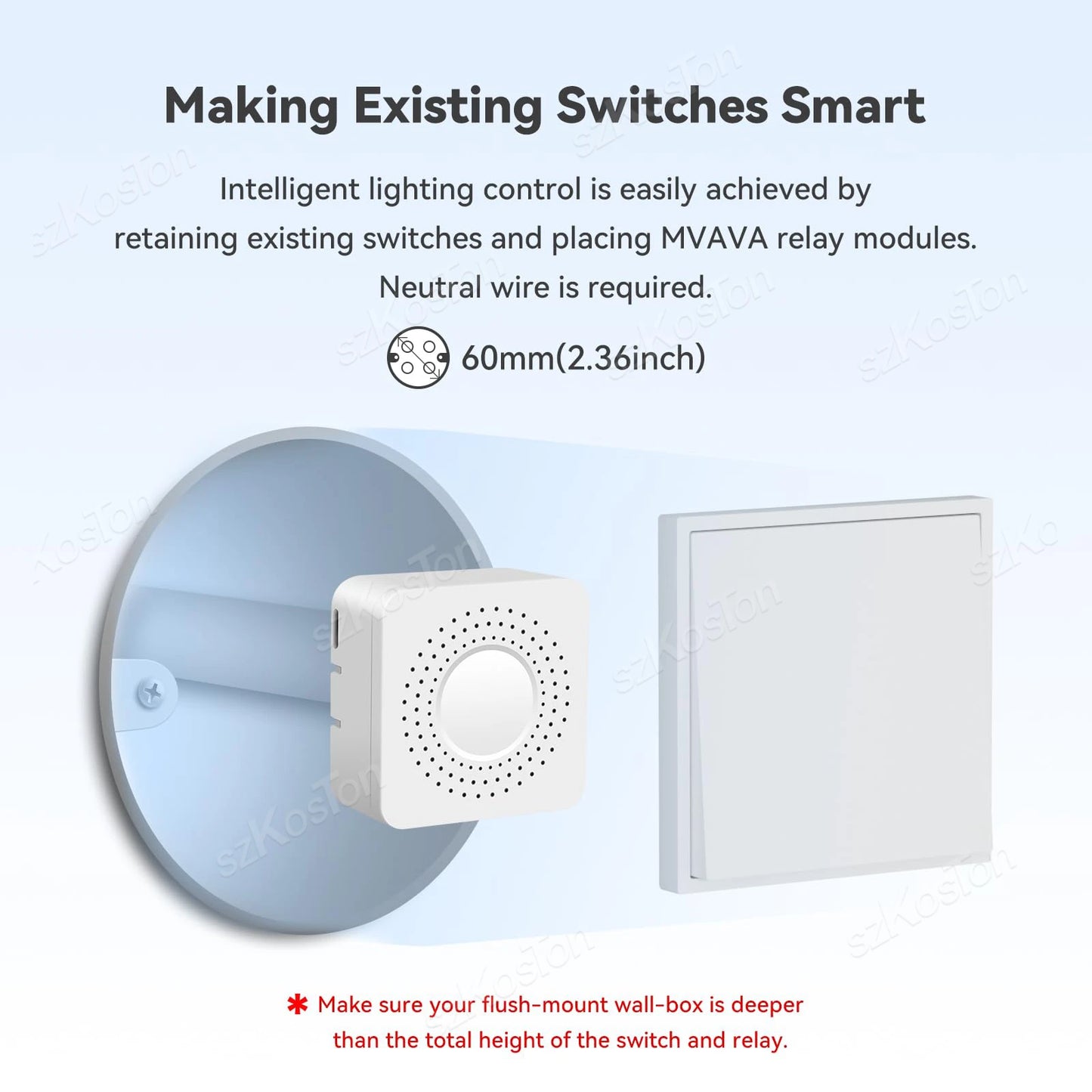 Matter WiFi Smart Switch für Homekit Smartthings Home Assistant 16A Smart Home Automation Relaismodul Funktioniert mit Alexa Google.