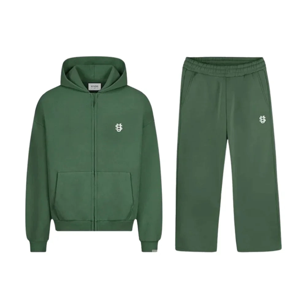 Gothic Retro Graphic Loose Sports Zipper Hoodie Suit Men's and Women's Y2K New Harajuku Hip-Hop Casual Joker Pants Street Wear.