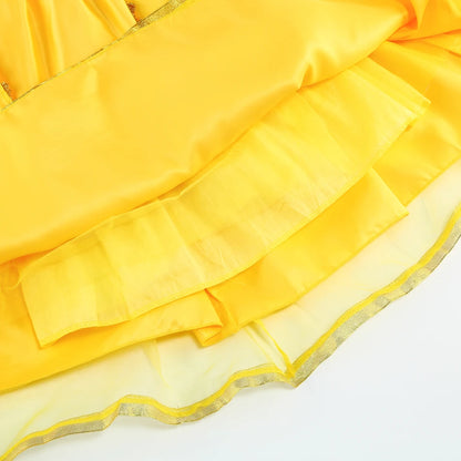 Belle Cosplay Prinzessin Kleid Mädchen Geburtstag Charme Kostüm Kinder Karneval Party Bühne Leistung Vestido Kinder Disguise Kleid.