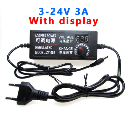AC DC Adjustable Power Supply 3V 5V 6V 9V 12V 15V 18V 24V 1A 2A 5A AC/DC Switching Power Supply Adapter 220V To 12V 24V 12 24 V.