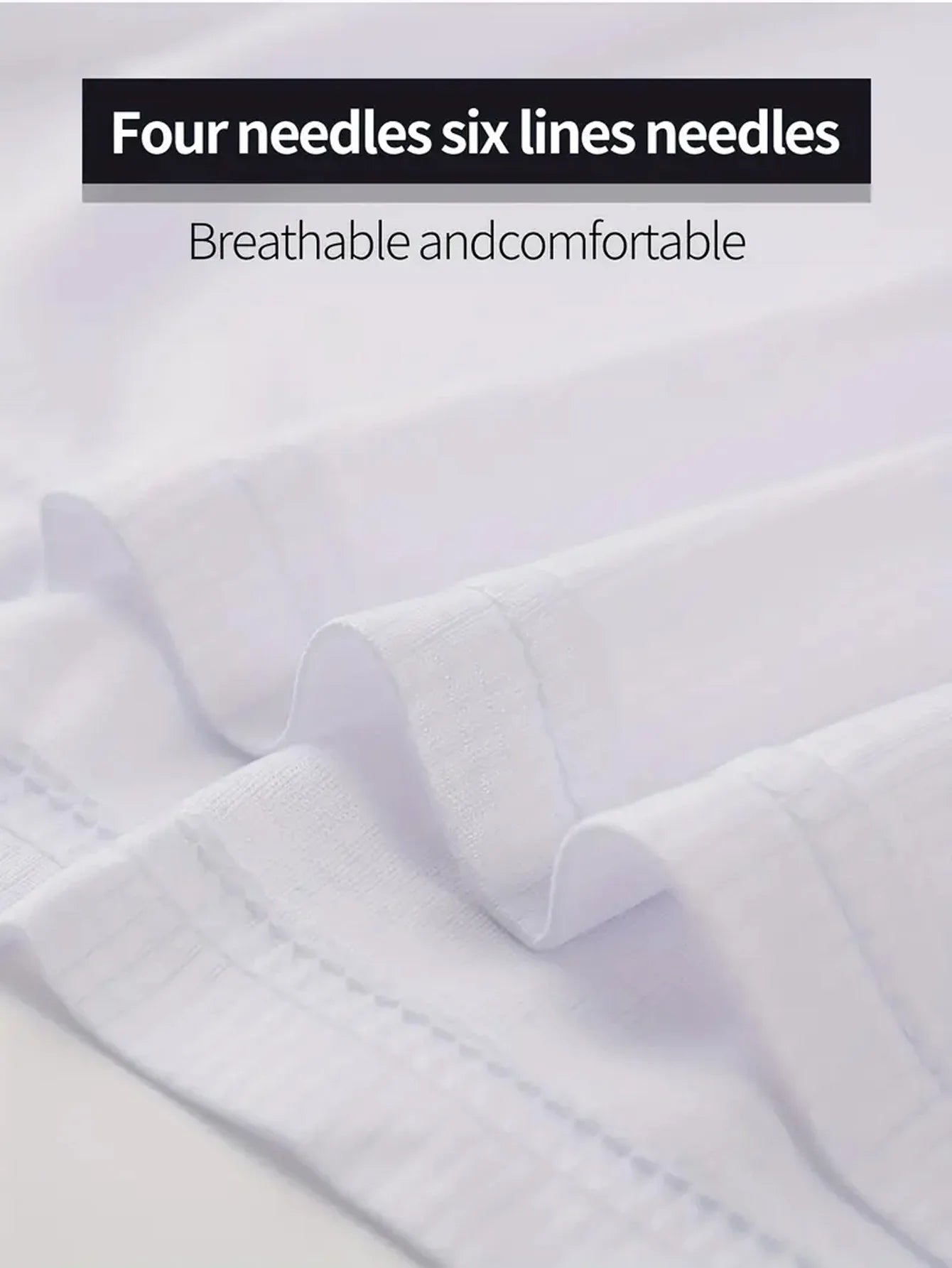 Round Neck T-Shirt 6-Piece White Ultra-Light Men's Quick-Drying Breathable Sweat-Absorbent Shirt Suitable for Fitness Gym and Ru.