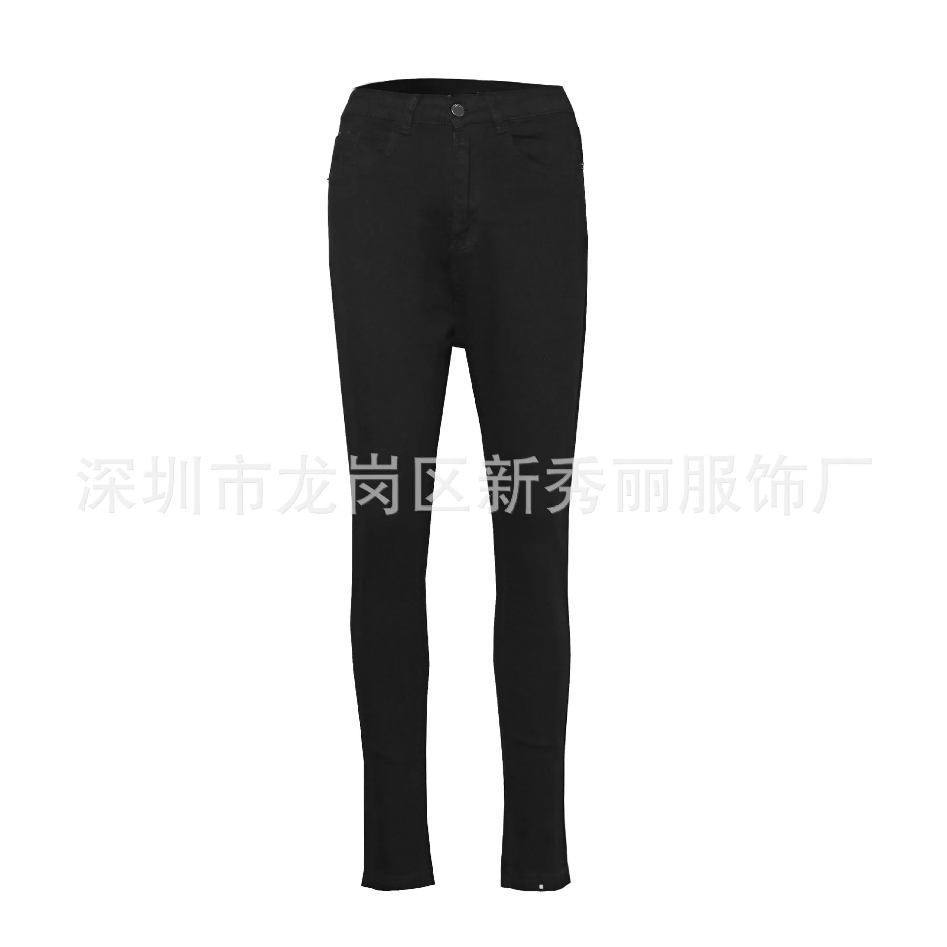 Women High Waist Stretch Hip Lift Denim Skinny Pants Jeans Full Length Sexy Slim Bleachded Solid Color Pants.