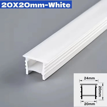 Black Flexible LED Neon Rope Lamp Silicone Tube Diffuser Recessed Channel For WS2811 WS2812B Waterproof Ribbon Neon Strip Lights