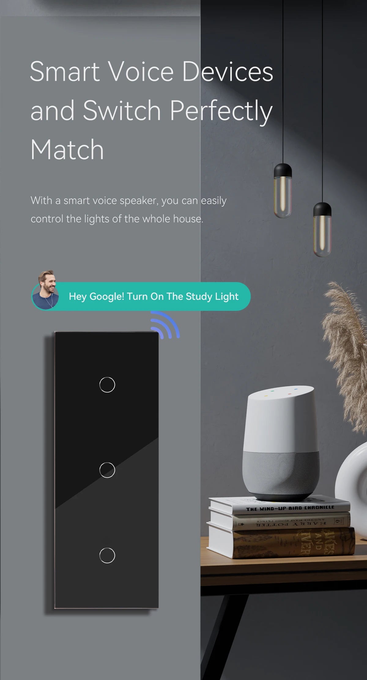 BSEED WIFI Touch Schalter Serie Wand Smart Licht Schalter Blaue LED Hintergrundbeleuchtung Glas Sensor Bildschirm Tuya APP Schalter EU Standard.