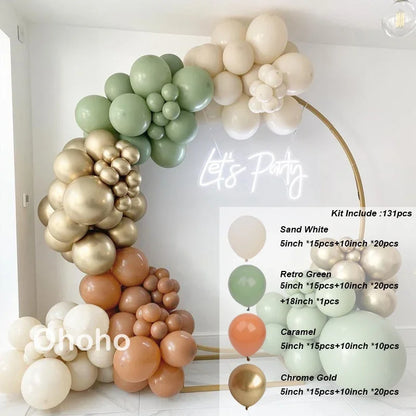 Kaffeebraun Beige Ballon Girlande Bogen Kit Oh Babyparty Dekoration Rustikale Hochzeit Kindergeburtstag Party Taufe Taufe