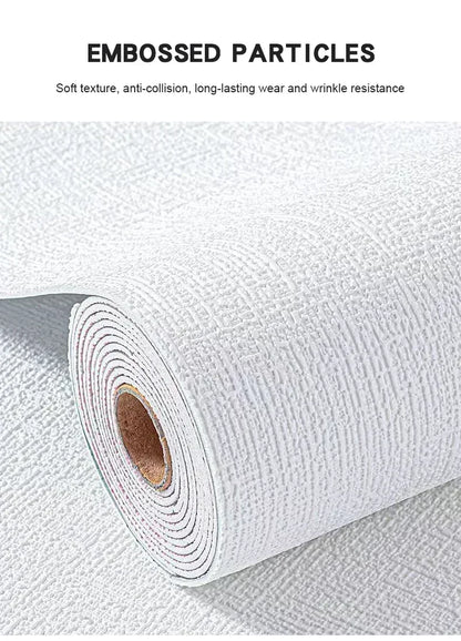 3D Linen Foam Wall Stickers Self-adhesive PVC Thickened Waterproof Background Wall Renovation Wallpaper for Bedroom Living Room