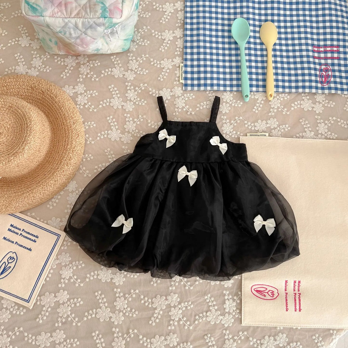 Neu im Sommer Neugeborene Baby Prinzessin süße Kleidung Sling Kleider Schleife Shorts solide Weste Body Kurzarm Kleid Kinder.