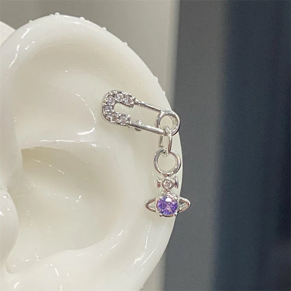 1 PCS Star Silver Color 316L Stainless Steel Ear Bone Nail for Women New Fashion Allergy Prevention Jewelry Gifts.