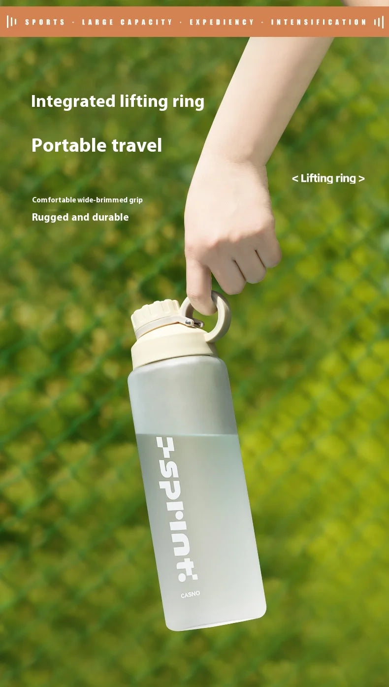 2025 New Sport Plastic Water Cup Large Capacity Portable Summer Anti-Fall High-Temperature Resistant With Tea Separator.