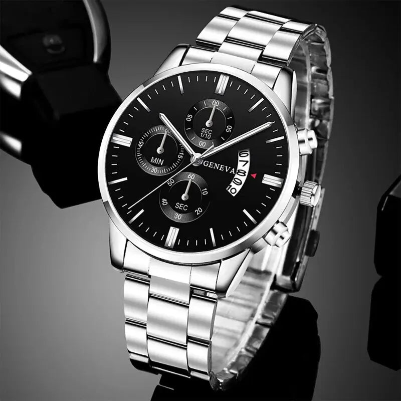 Fashion Men Watch Luxury Calendar Quartz Wrist Watch Business Watches Man Clock Male Bracelet Wristwatch.