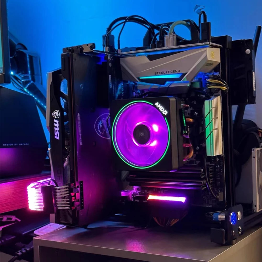 MOD ATX Open PC Case Frame For ITX MATX EATX Gamers Cabinet Aluminum Creative DIY Desktop Computer Chassis Tower Gaming.