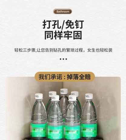 Dreieckiges Wandregal für Badezimmer oder Toilettenbereich. Rechteckiger zusätzlicher Balkon-Aufbewahrungsraum für kleine Badezimmer