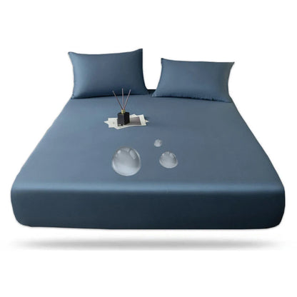 WOSTAR Waterproof mattress protector cover 150x190 single double queen king size elastic fitted sheet style bed protection pad.