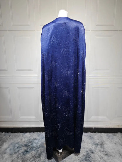 Women Ramadan Eid Arabic Dubai Abaya Luxury Muslim Fashion Hot Beading Long Dress Kaftan Robe Femme Islam Prayer Clothing Kebaya