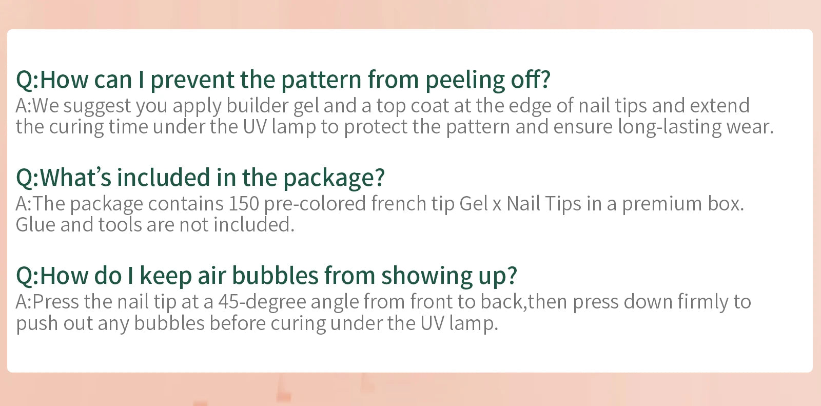 Nailpop 150Pcs French Gel Nail Tips Medium Almond Pre-Colored Press on Nails Skin Tones Soft Gel Nails False Nail Extensions.