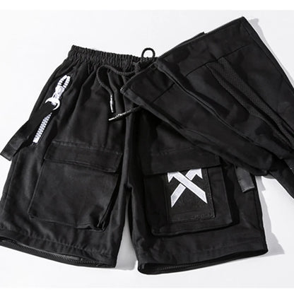 11 BYBB'S DARK Tactical Functional Cargo Pants Men Multi-Pocket Joggers Trousers 2023 Detachable Hip Hop Streetwear Pant Black.