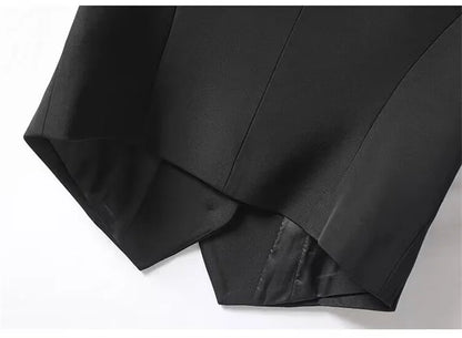 Frühling Sommer Koreanische Mode Weste 2025, Neue Frauen Kurze Mode V-ausschnitt Ärmellose Casual Blazer Weste Mäntel Weibliche Tops.