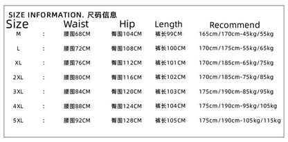 New Men's Casual Pants Side Striped Wide Leg Outdoor sports pants Straight Sweatpants Neutral High-quality Long Baggy Trousers.