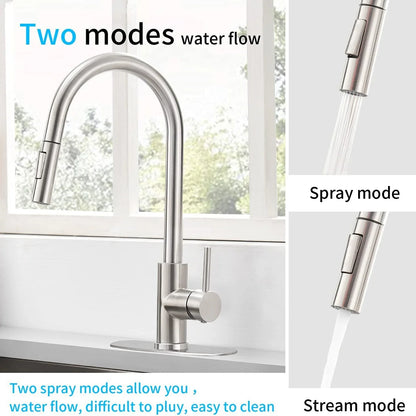 GEGVE Smart Touch Removable Faucet Stainlesss Steel Induction Sensor Pull-out Faucets Cooking iron for the kitchen Water Hydrant