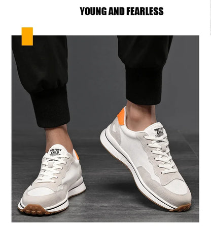 High Quality Flat/6/8 Cm Men Elevator Sneakers Summer Casual Trainers Height Increase Shoes Mesh Student Running Men Lift Shoes.
