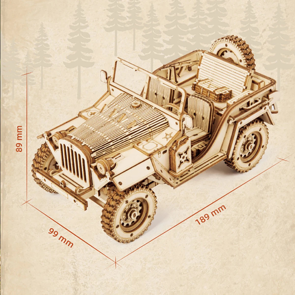 Classic Car 3D Car Wooden Puzzle Scale Model,DIY Model Kit, Handcraft Gift,Home Decoration,Mechanical Model Kit, Building Toy.