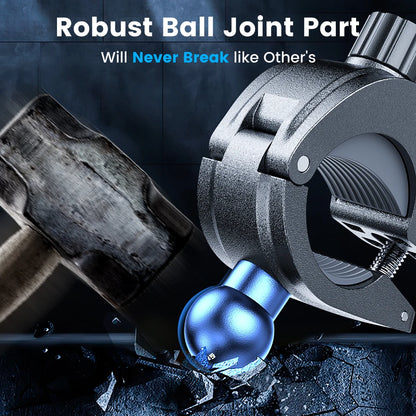 Joyroom Universal Bike Phone Holder 360° View Bicycle Phone Holder for 4.7-7 inch Mobile Phone Stand Shockproof Bracket GPS Clip.