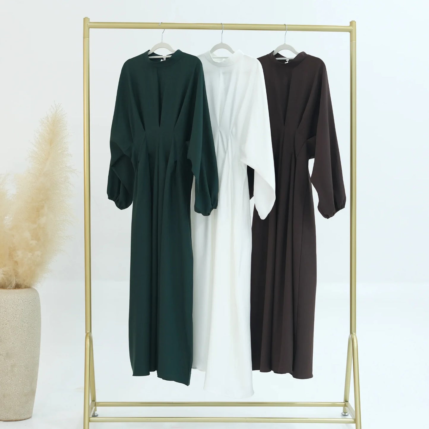 Muslim Modest Dress Kaftan Prayer abaya Ramadan Linen Abaya Dubai Turkey Islam Clothes Women Kebaya Robe Arabe Femme Musulmane