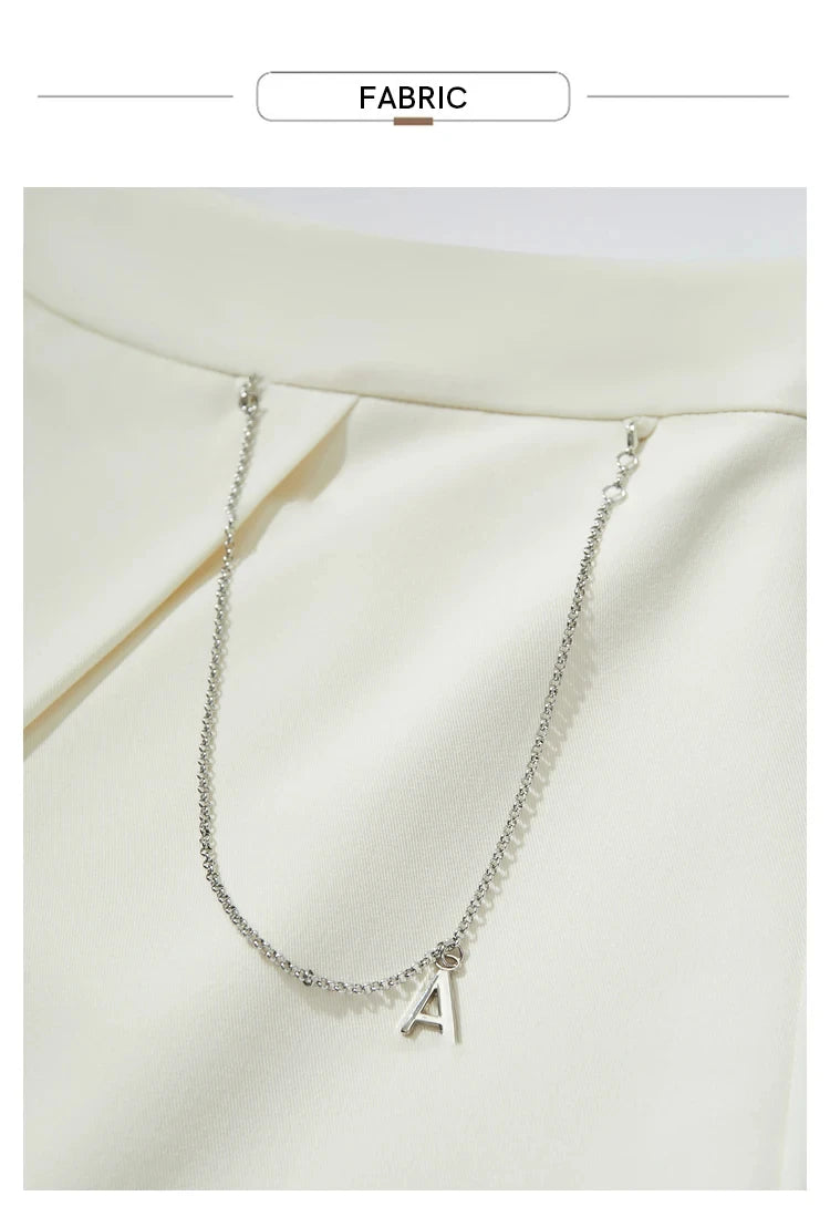 AMII Minimalism Casual Shorts Skirts Women High Rase 2024 Autumn New Fashion Commuter Lady Straight Blazer A-Line Skirt 12343035