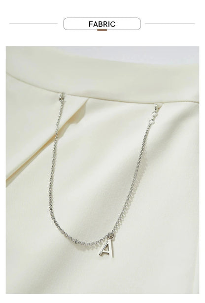 AMII Minimalism Casual Shorts Skirts Women High Rase 2024 Autumn New Fashion Commuter Lady Straight Blazer A-Line Skirt 12343035