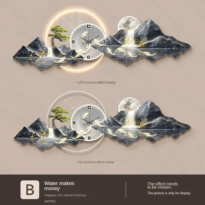 2025 Design Luxus Wanduhren Wohnzimmer Led Ästhetische Minimalistische Wand Uhr Stille Mode Nordic Horloge Murale Home Decorat