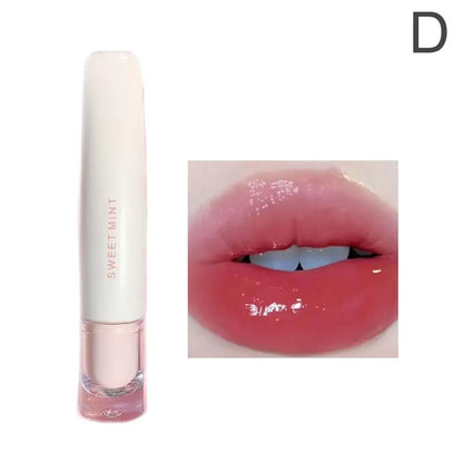 Mirror Dyeing Lip Gloss Moisturizer Liquid Lipstick Waterproof Long Lasting Red Lip Tint Korean Makeup Cosmetic
