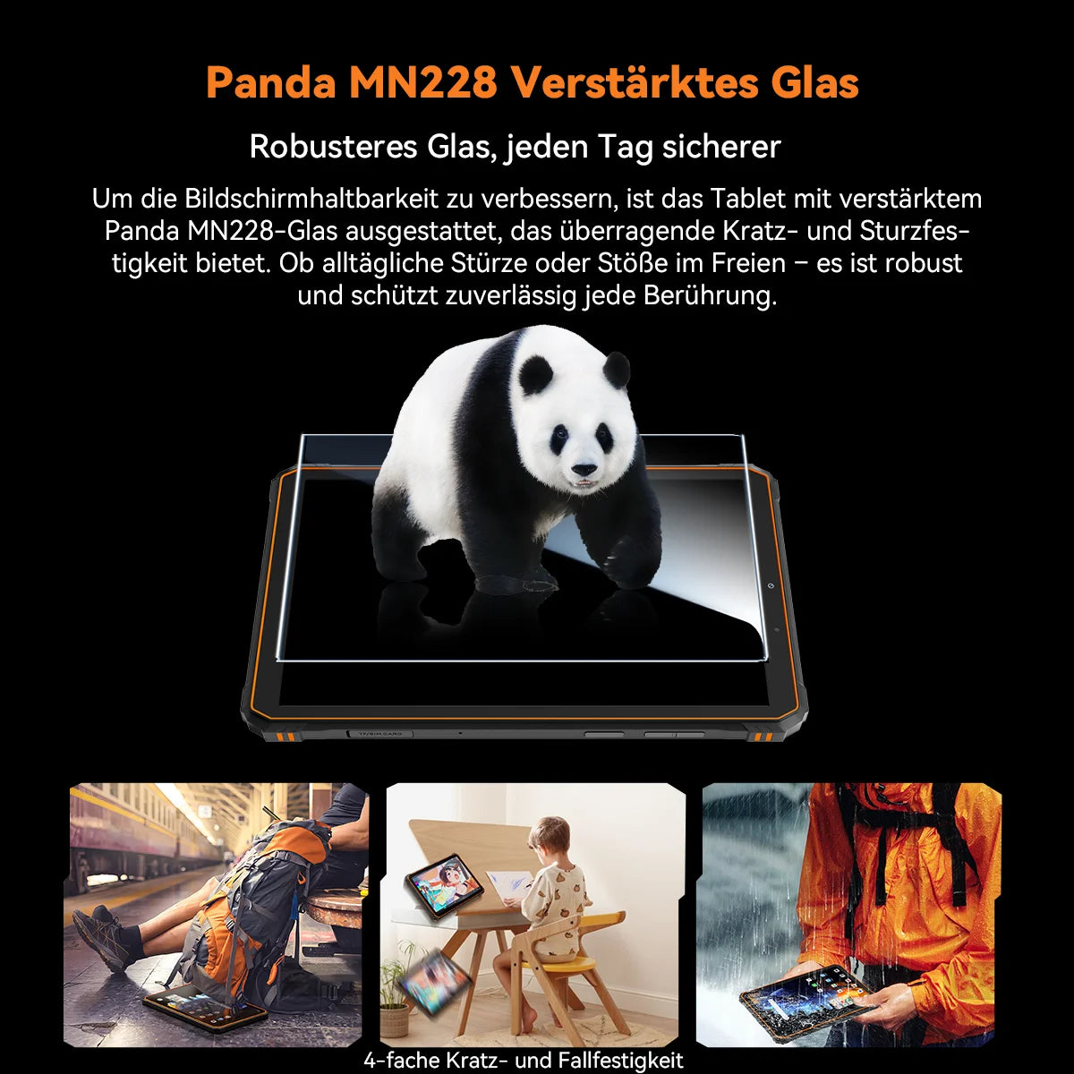 Blackview Active 5 Outdoor AI Tablet Smartphone, 8.68 ‘’ HD+ 90Hz,IP68/IP69K Waterproof Android 15, 8GB+128GB 6600mAh Battery.