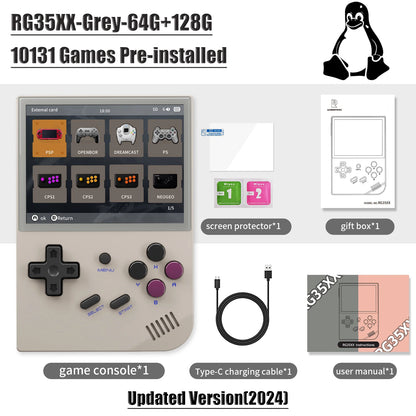 ANBERNIC RG35XX RG35XX PLUS Retro Handheld Game PlayerBuilt-in 64G TF 5000+ Classic Games Support-HDMI TV Portable Game Player