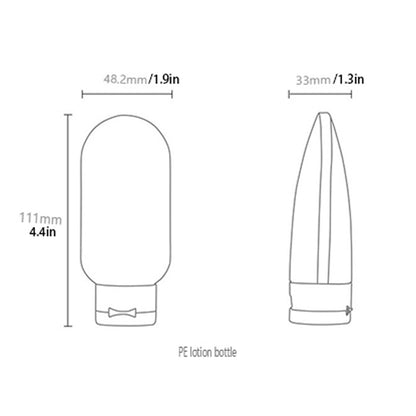 11pcs Travel Size Cosmetic Bottles Set for Nail Art Glitter, Portable Makeup Containers.