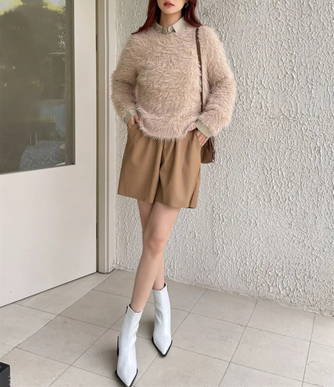 2025 Fashion Women Spring Autumn Knitted Sleeveless O-Neck Loose Pullover Sweater Tops Pull Ladies Winter Turtleneck Sweater.