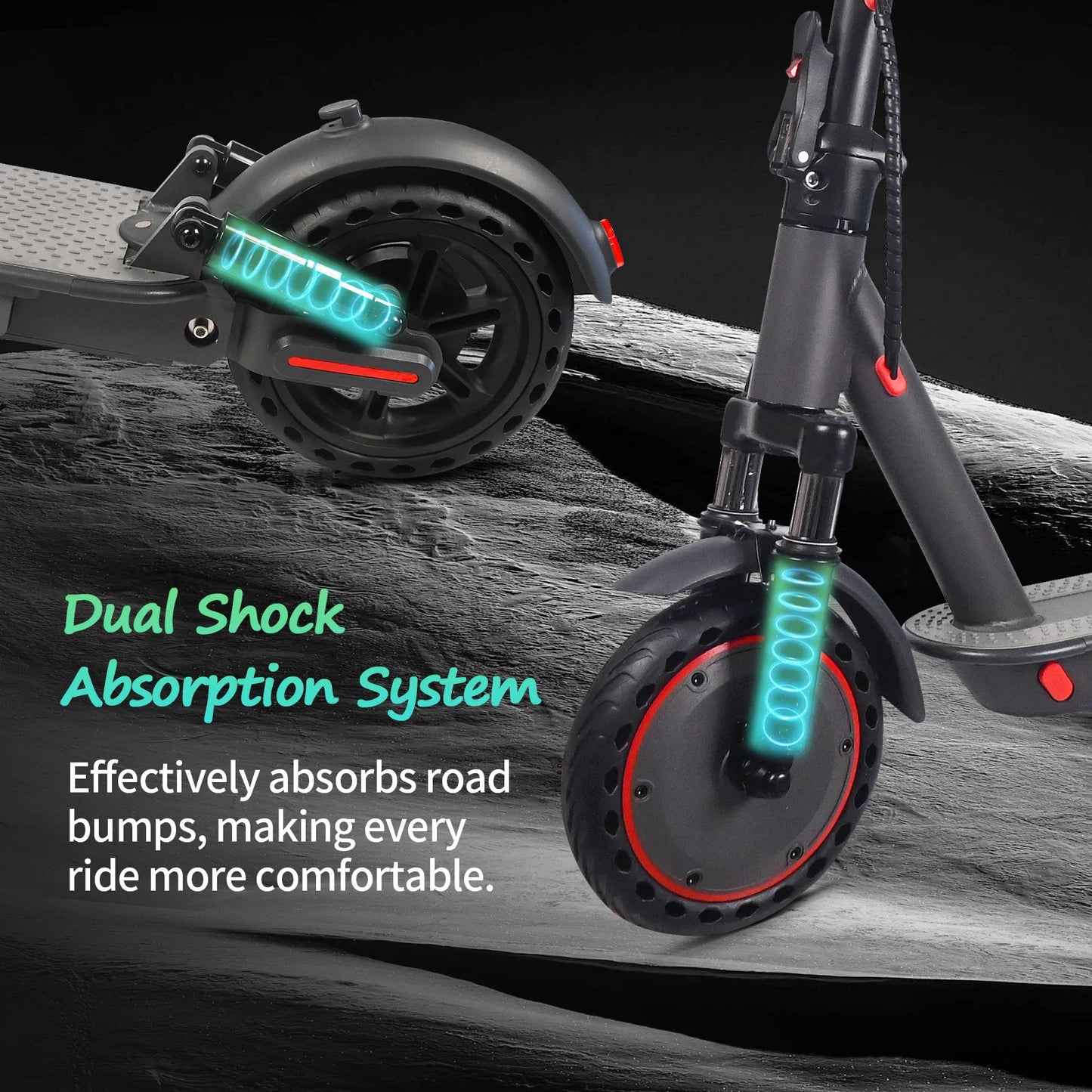 AOVOPRO HP07 Electric Scooter 600W Instantaneous Maximum Power 31KM/H 36V10.5Ah 35KM with Turn Signal Shock Absorption EScooter.