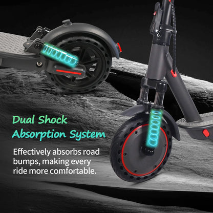 AOVOPRO AP07 Electric Scooter 600W Instantaneous Maximum Power 31KM/H 36V10.5Ah 35KM with Turn Signal Shock Absorption EScooter.