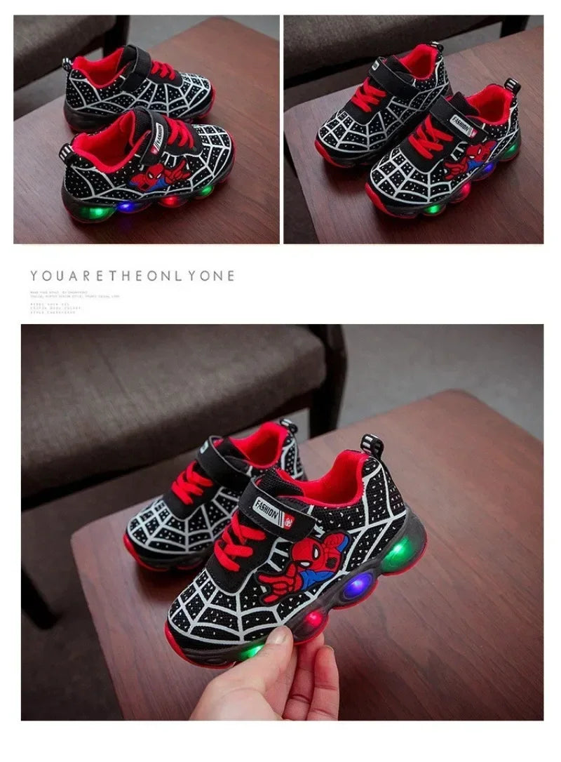 Autumn children's shoes, children's luminous shoes, men's and women's running shoes, baby flashing shoes, LED lights, sneakers.