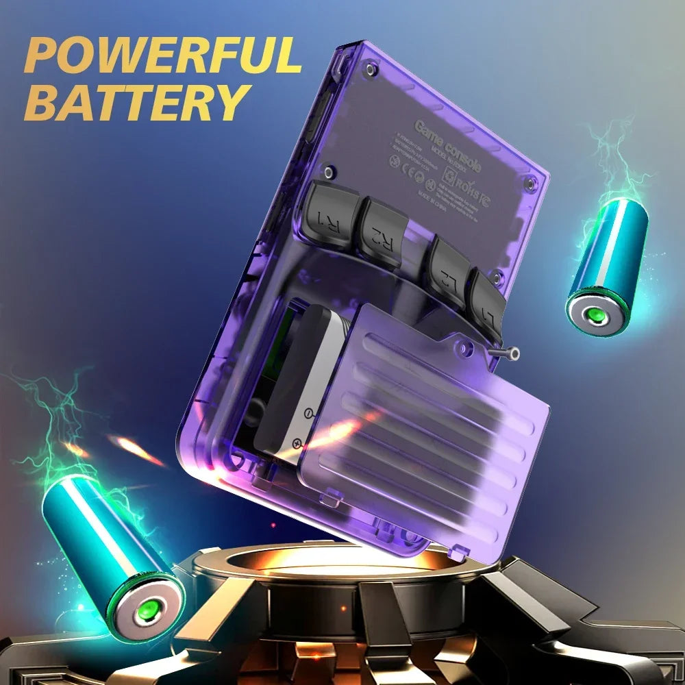 100% ArKOS R36XX Retro Handheld Game Console Linux System 3.5 Inch IPS Screen 64/128GB/256GB Game Player R36S updated version.