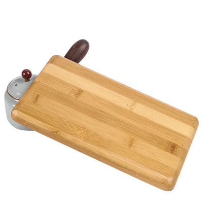 Multifunctional Bamboo Wooden Tobacco Cone Holder Portable Herb Rolling Tray Cigarettes Accessories.
