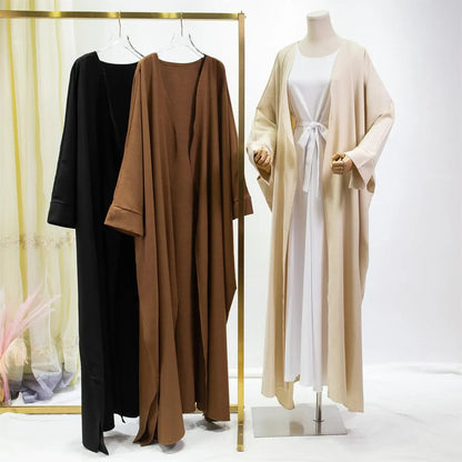 Women's Traditional Arabian Batwing Sleeve Abaya Muslim Loose Maxi Length Dress Women Jilbabs.