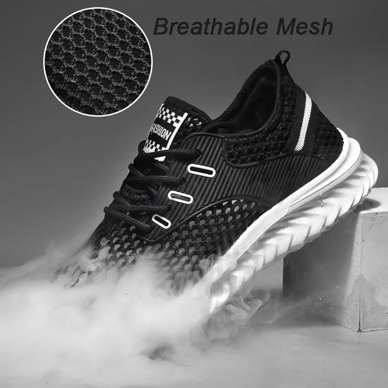 Sommer Herren Sneakers atmungsaktive und leichte Herren Casual Tennis Sneakers Hollow Mesh Herren Laufschuhe Tenis Masculino.