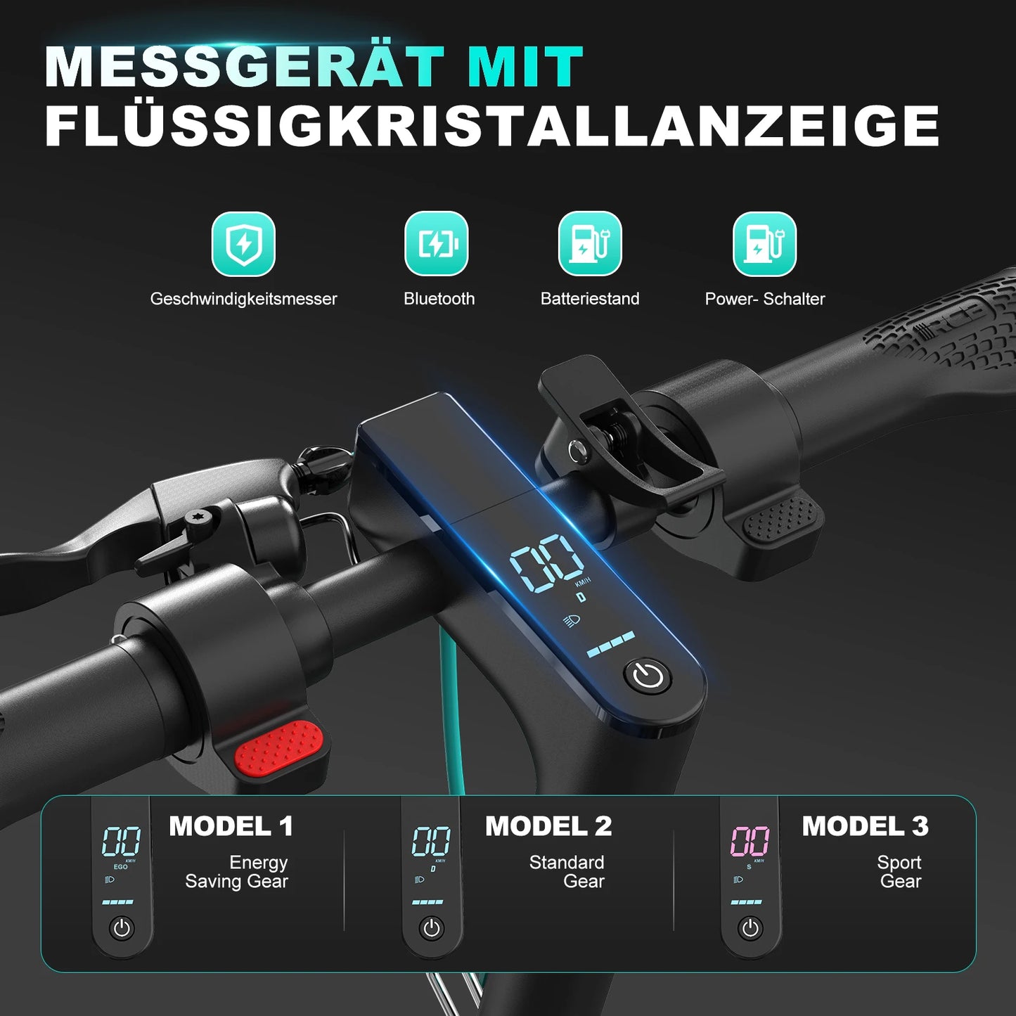 RCB EV10K PRO ABE Electric Scooter, App Control, 10'' Foldable 400W Electric Scooter Adults, E-Scooter with Dual shock absorbers.