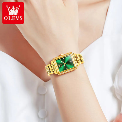 OLEVS 9995 Women's Watch Luxury Elegant Quartz Ladies Wristwatch Top Brand Waterproof Luminous Date Original Watch For Women.