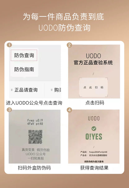 Uodo Loose Powder Makeup Oil Control Dry Skin Long-lasting Setting Foundation Glitter Flagship Genuine Goods Udo.