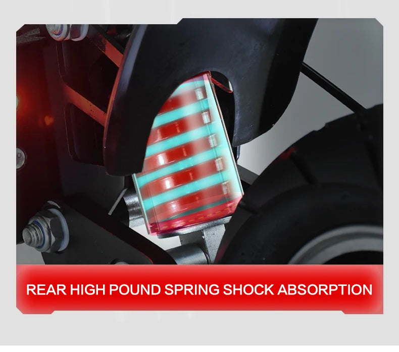 BOYUEDA Q7 PRO Adult EScooter 1600W*2 Dual Motor Foldable City E-Scooter 52V19AH 10” Tire Off-Road Electric Scooter.