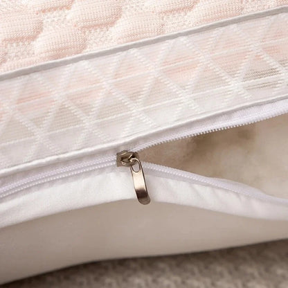 Summer Cool Bean Cool Feeling Ice Silk Neck Pillow for Children and Adults Dormitory Massage Pillow Core with Zipper Wholesale.