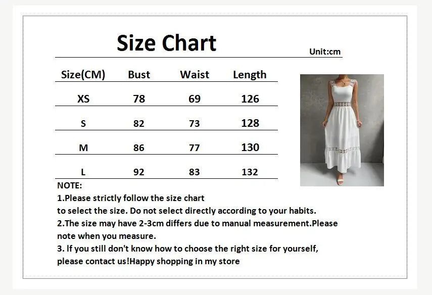 Weiße Lange Kleid Frauen Sommer Sexy Sleeveless Backless Maxi Kleider Damen Elegante Hohle Heraus Spitze Kleid Boho Sommerkleid Vestidos.